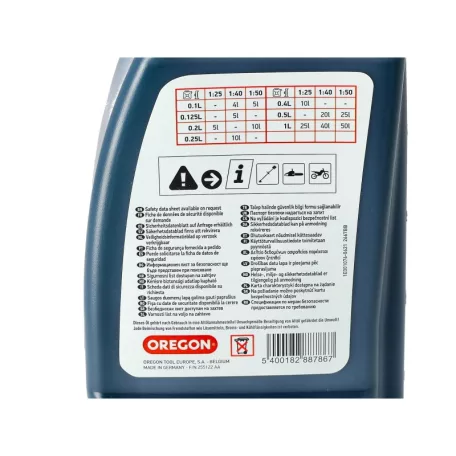 Olaj 2 ütemű Oregon 1 liter zöld