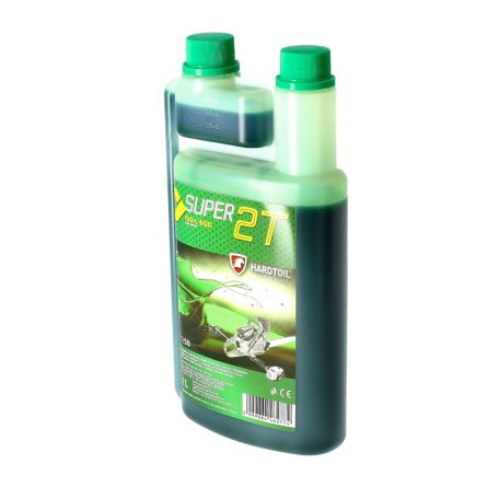 Olaj 2 ütemű HARDTOIL 1 liter super 2t adagolóval zöld