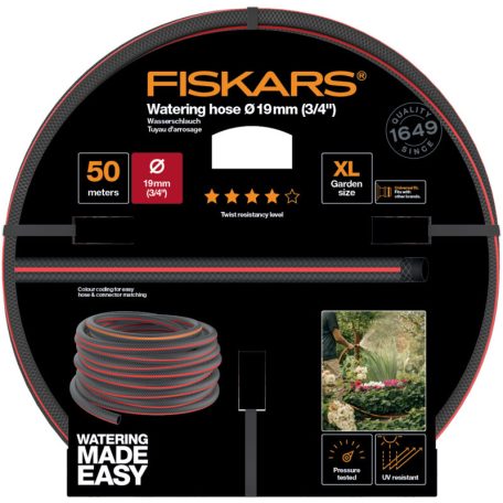 Fiskars Comfort locsolótömlő 19 mm (3/4") 50 m Q4 (1027111)