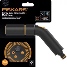   Fiskars Comfort locsolópisztoly, állítható öntözőfej + öntözőfej, multi KIFUTÓ