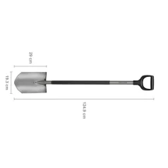 Fiskars comfort hegyes ásó