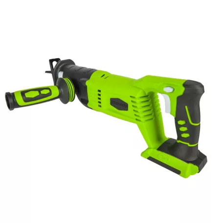 Orrfűrész akkumulátoros Greenworks G24RS 24v, vmélység fa: 180, fém: 20mm, akku-töltő nélkül