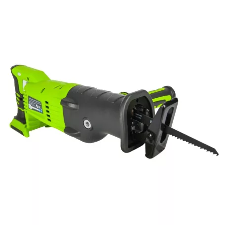 Orrfűrész akkumulátoros Greenworks G24RS 24v, vmélység fa: 180, fém: 20mm, akku-töltő nélkül