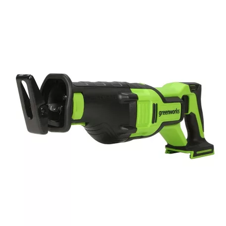 Orrfűrész akkumulátoros Greenworks GD24RS 24v, vmélység fa: 210mm, fém: 20mm, akku-töltő nélkül