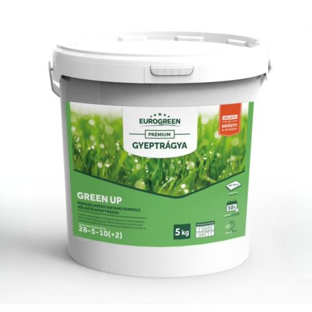 EUROGREEN GREEN UP burkolt gyeptrágya (5 kg) 