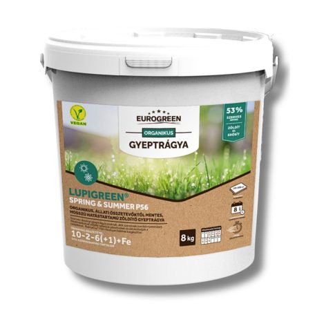 LUPIGREEN® SPRING & SUMMER P56 szerves gyeptrágya (8 kg)