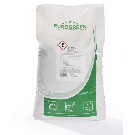 EUROGREEN - FERROQUICK (5 kg) gyeptrágya, 7-0-15+8%FE