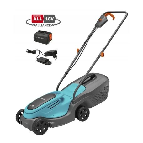 Gardena PowerMax 30/18V P4A akkumulátoros fűnyíró akkumulátorral