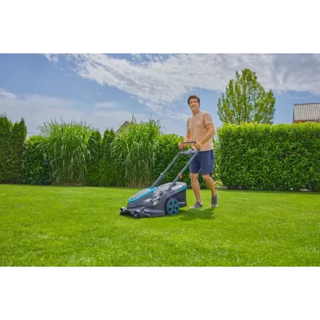 Gardena PowerMax Duo 46/36V P4A Akkumulátoros fűnyíró akkumulátorral (2,5 Ah)