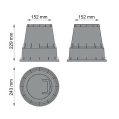 Hengeres szelepakna 6 Col (15020210)