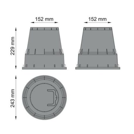 Hengeres szelepakna 6 Col (15020210)