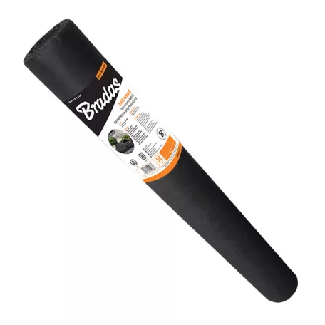 Talajtakaró fekete geotextília 1,6m x 50m 50g/m2 UV stab. (1502920)