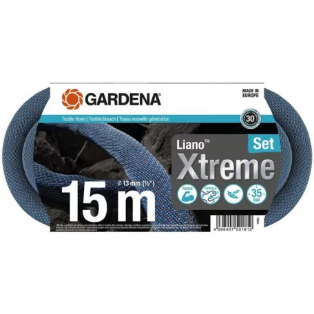 Gardena Liano™ Xtreme Textil locsolótömlő készlet (1/2'), 15 m