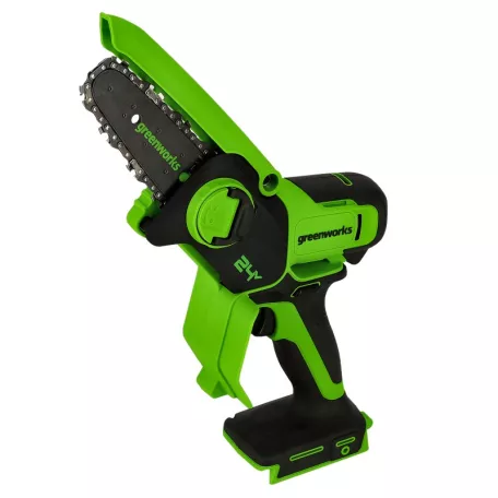 24V Mini Láncfűrész Greenworks G24MCS10 akku és töltő nélkül