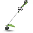 Bozótvágó akkumulátoros Greenworks GD24X2TXK4x 48 v , 2 x 24 v 4 ah akkumulátorral és töltővel