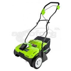   Greenworks G40DT35 akkumulátoros gyűjtős gyepszellőztető (akku és töltő nélkül) (2504807-GW)