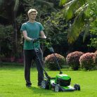 Fűnyíró fűgyűjtős, akkumulátoros, önjáró Greenworks GD24x2LM46SP 48 v, 46 cm, akku és töltő nélkül