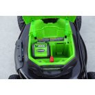 Fűnyíró fűgyűjtős, akkumulátoros, önjáró Greenworks GD24x2LM46SP 48 v, 46 cm, akku és töltő nélkül