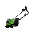 Gyepszellőztető gyűjtős akkumulátoros Greenworks GD2X24SC38II 2x24v akku és töltő nélkül