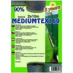 Árnyékoló háló MEDIUMTEX160 1x50m zöld 90% (28515)