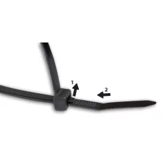   Bradas gyorskötöző árnyékoló hálóhoz 4,8x160 mm 50 db/csomag, zöld (28585)