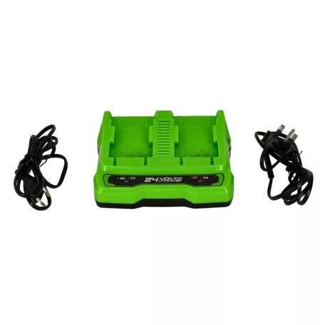 Akkumulátor töltő Greenworks G24X2UC4 4 ah 2 töltőhely