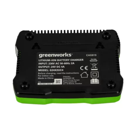Akkumulátor töltő Greenworks G24X2UC4 4 ah 2 töltőhely