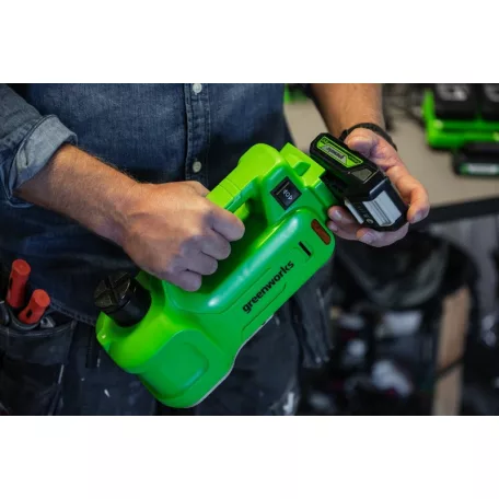 Emelő Greenworks G24JACK akkumulátor és töltő nélkül