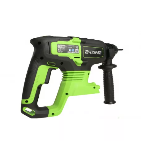 Fúró-vésőkalapács akkumulátoros Greenworks GD24SDS2 24v, ütőerő 2 j, sds, akku és töltő nélkül