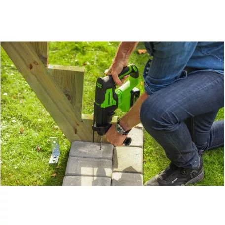 Fúró-vésőkalapács akkumulátoros Greenworks GD24SDS2 24v, ütőerő 2 j, sds, akku és töltő nélkül
