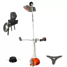 Bozótvágó Kasei 3GC520 51,7 cm3, 1,4 kw, damilfej, vágótárcsa, vállheveder tar.