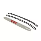 Vezető Combo Husqvarna  3/8p-1.3mm 56 szemes 2db 91p lánccal oregon