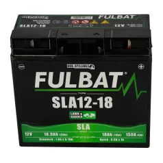 Akkumulátor Fulbat  zselés, sla 12-18, -+ polaritású