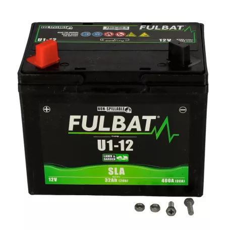 Akkumulátor Fulbat  zárt ólomsavas, u1-12 sla, agm, 12v, 32 ah, fogantyúval, +- polaritás