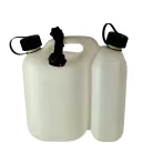 Üzemanyagkanna Oregon  kombi 5+3 liter fehér, kiöntőcsővel