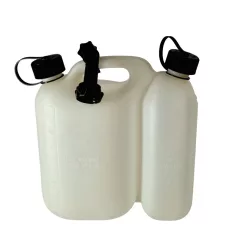   Üzemanyagkanna Oregon  kombi 5+3 liter fehér, kiöntőcsővel