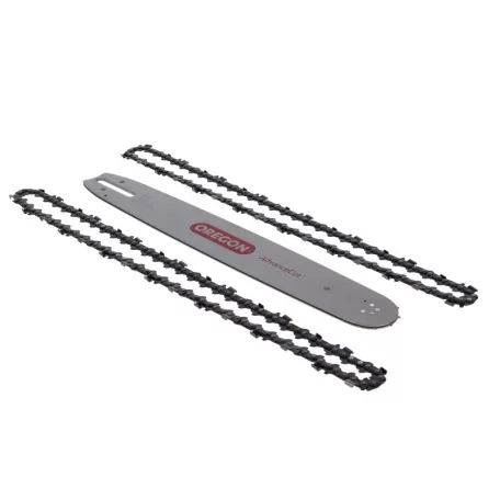 Vezető Combo Oregon AdvanceCut 3/8p-1.6mm 60 szemes 4 szegecses 2 db 75dpx lánccal stihl típusokhoz