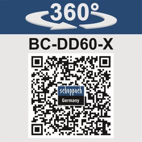 Scheppach BC-DD60-X akkus 2 sebességes fúró/csavarozó indukciós motorral IXES20V