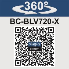   Scheppach BC-BLV720-X akkus lombszívó/-fúvó indukciós motorral 4az1-ben IXES 20V