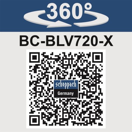 Scheppach BC-BLV720-X akkus lombszívó/-fúvó indukciós motorral 4az1-ben IXES 20V