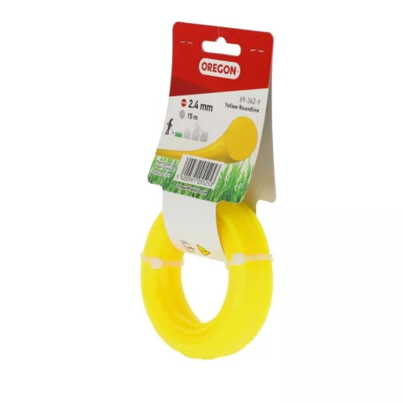 Damil 2.4mm kerek Oregon  15m sárga akasztóval