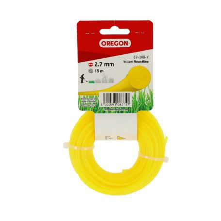 Damil 2.7mm kerek Oregon  15m sárga akasztóval