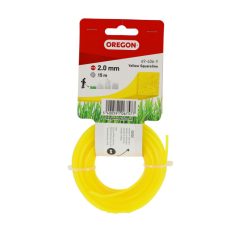 Damil 2.0mm szögletes Oregon  15m sárga akasztóval