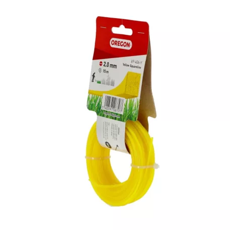 Damil 2.0mm szögletes Oregon  15m sárga akasztóval
