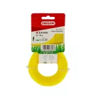 Damil 2.4mm szögletes Oregon  15m sárga akasztóval