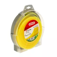 Damil 2.4mm szögletes Oregon  75m sárga akasztóval