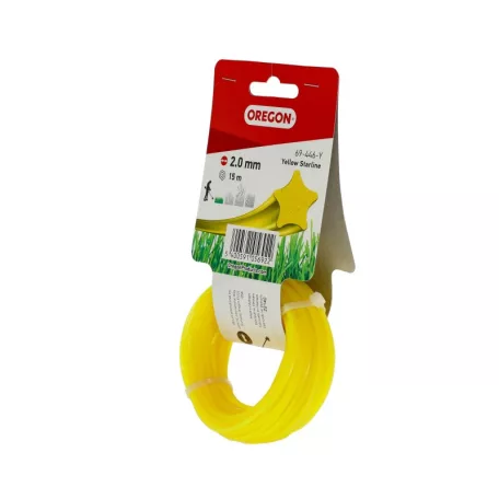 Damil 2.0mm csillag Oregon  15m sárga akasztóval
