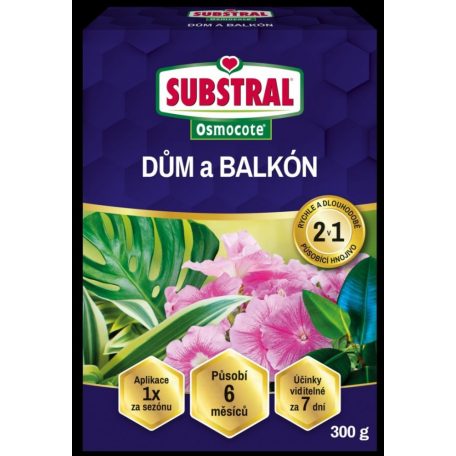 SUBSTRAL® Osmocote® 2az1-ben Balkonnövényekhez 300 g