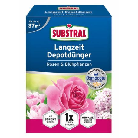 Substral Osmocote Hosszú hatástartamú trágya rózsákhoz-és virágzó növ.-hez 1,5kg