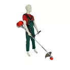 Bozótvágó Kasei CG415Q33 32.6 cm3 0.9 kw, damilfej, vállheveder, vágótárcsa, eu 5-ös motor